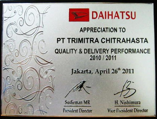 Quality & Delivery Performance